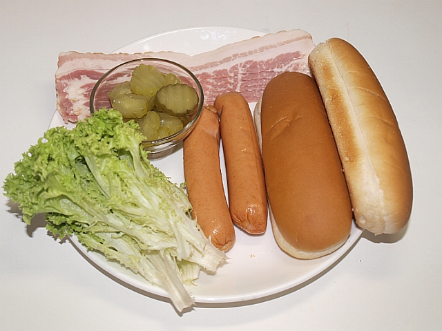 핫도그 샌드위치