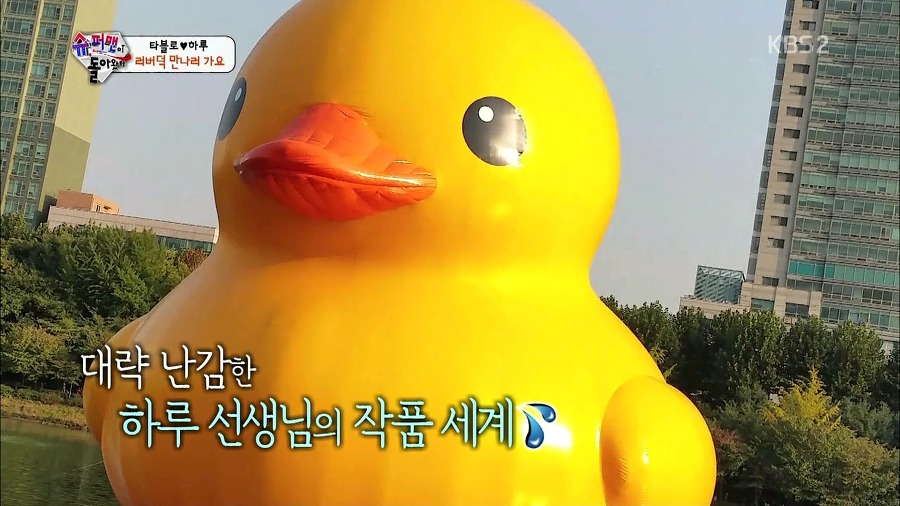 [슈퍼맨이돌아왔다] 러버덕 만나러 가는 하루 | 인스티즈
