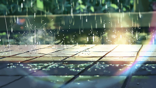 영상미가 예뻤던 언어의정원 gif // 데이터주의 | 인스티즈