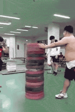 역도선수의 점프력.GIF | 인스티즈