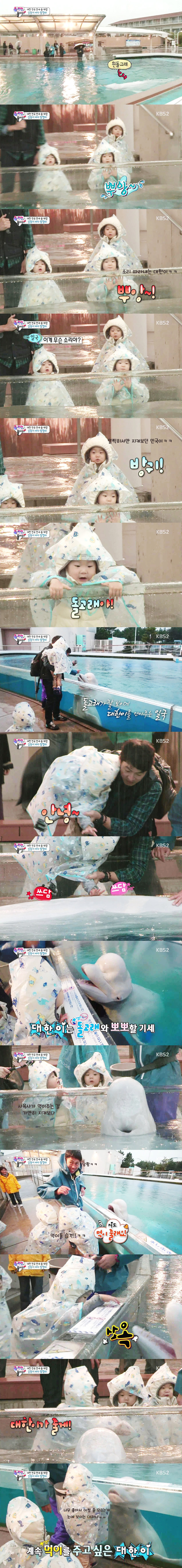 [슈퍼맨이돌아왔다] 아이들의 순수함이 보였던 삼둥이 수족관 에피♡.jpg | 인스티즈