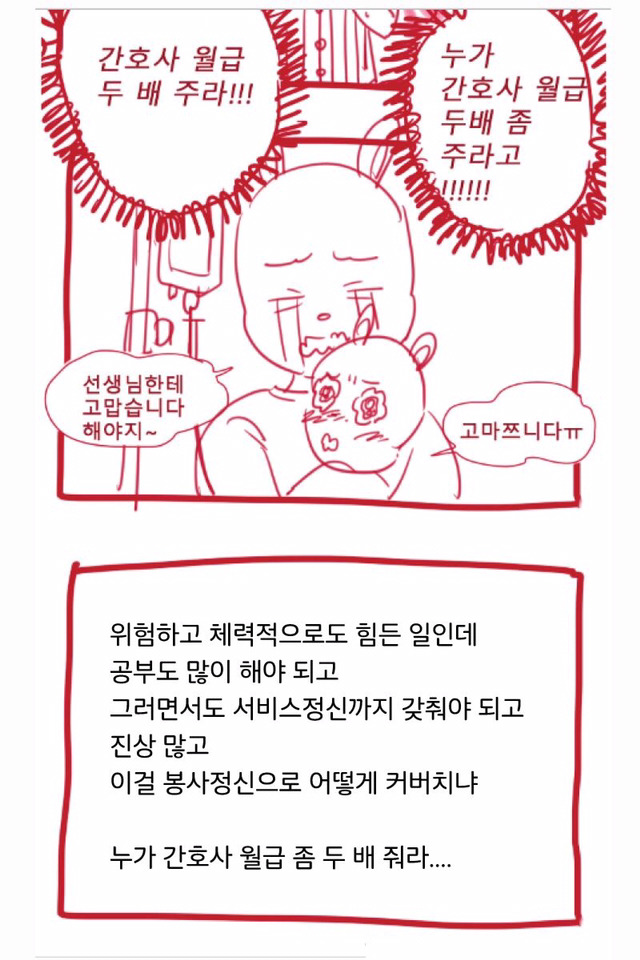 간호사들의 연봉 높은 이유가 무엇? (판 + 만화) | 인스티즈