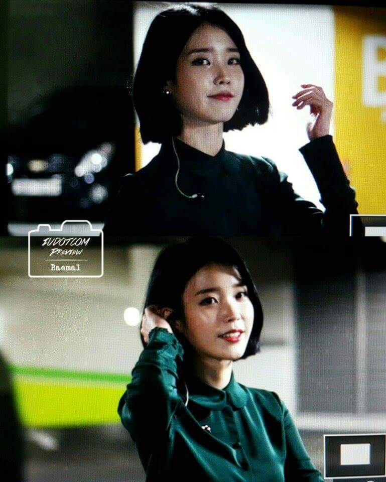 미모 미친 오늘자 아이유 단발.jpg | 인스티즈