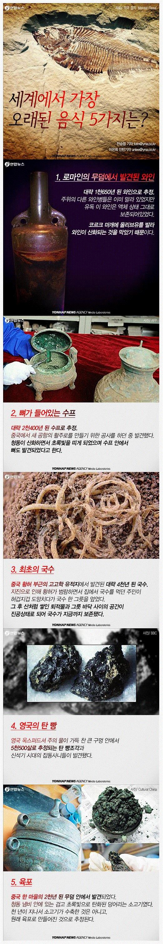 세계에서 가장 오래된 음식 5가지.jpg | 인스티즈