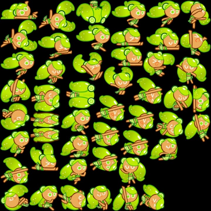 스티커로 나와도 이쁠거같은 쿠키런 쿠키모션모음 | 인스티즈