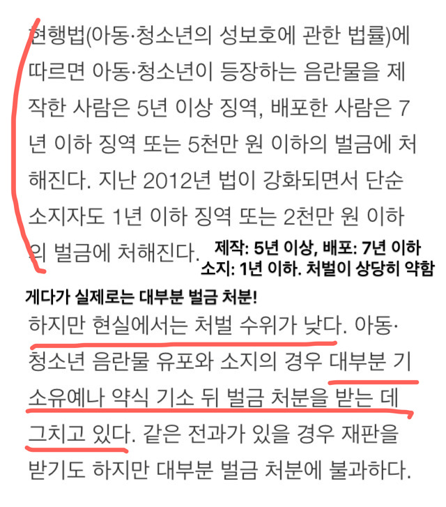 아동 음란물에 관한 한국의 처벌 vs 외국의 처벌 (충격주의) (상당히 차이남 주의) | 인스티즈