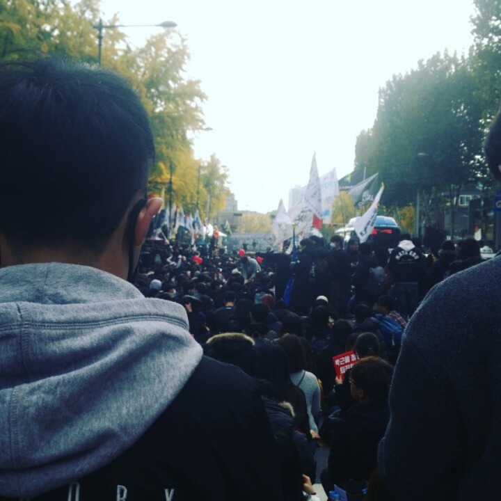 낮에 마로니에공원 대학생 시국대회부터 저녁 광화문까지(직접찍은사진) | 인스티즈