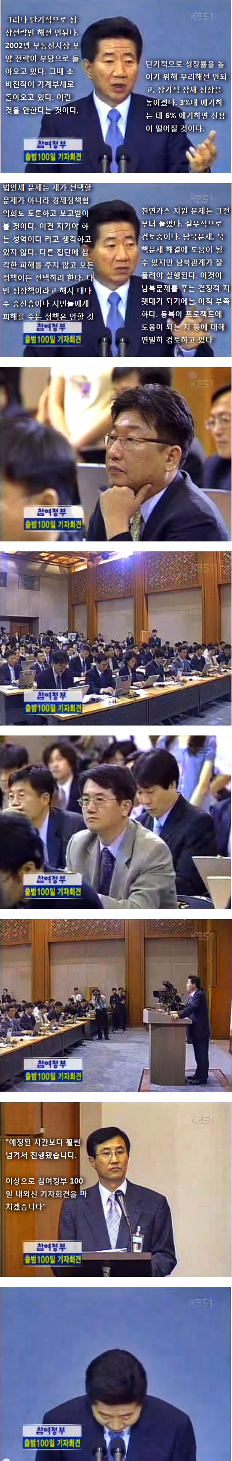 노무현에게 질문공세던 기자들 박근혜에게는? | 인스티즈