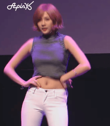 기분 좋을땐 에이핑크 오하영.jpgif | 인스티즈