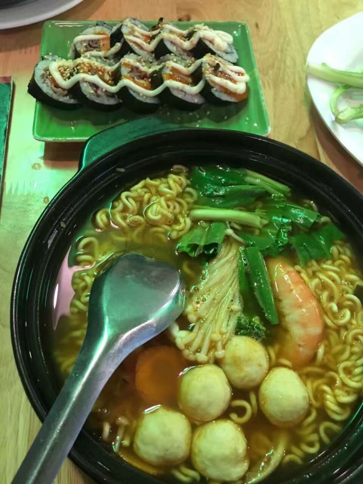 김밥&라면 이미지