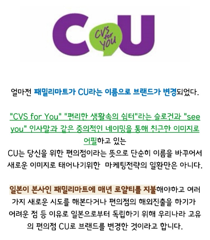 CU 편의점의 5년전 이름.jpg | 인스티즈