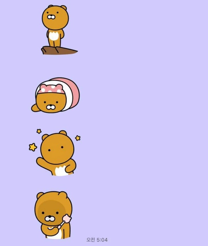 카톡 라이언 눈썹의 중요성 | 인스티즈