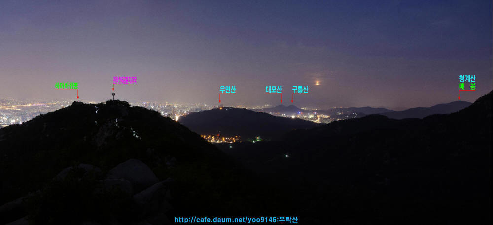 능선 조망점 이미지