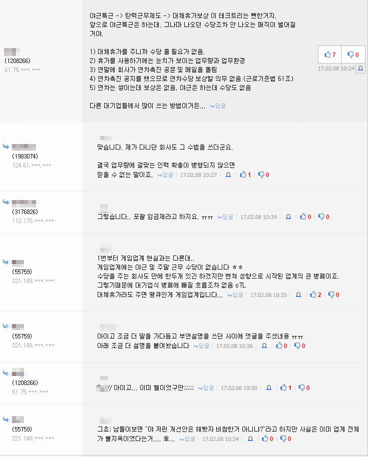 넷마블. 야근 및 주말근무 없앤다 (+루리웹 반응) | 인스티즈