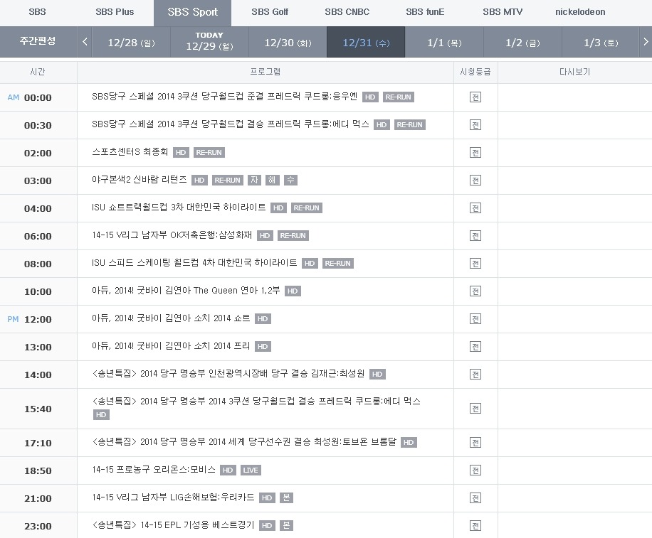 SBSSPORT 이미지