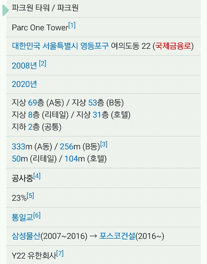 10년째 짓고 있는 여의도 마천루 | 인스티즈