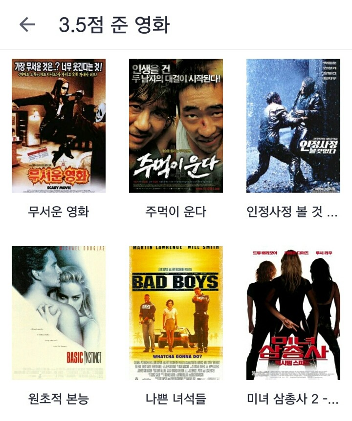 개인적인 영화 평점... | 인스티즈