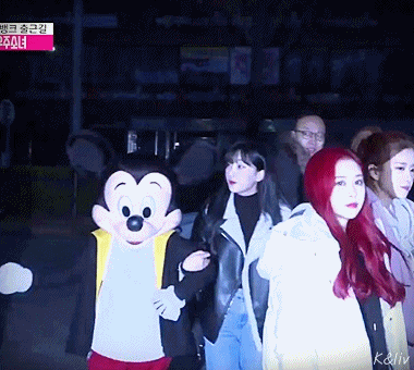 미키마우스 챙기는 우주소녀 은서 gif | 인스티즈