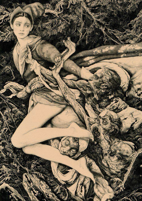 [예술] 러시아 출신 영국 일러스트레이터 Vania Zouravliov (다소 기괴주의) | 인스티즈