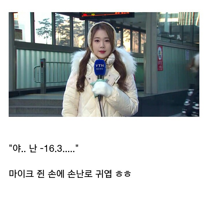 추위에 대처하는 한일 기상캐스터jpg | 인스티즈