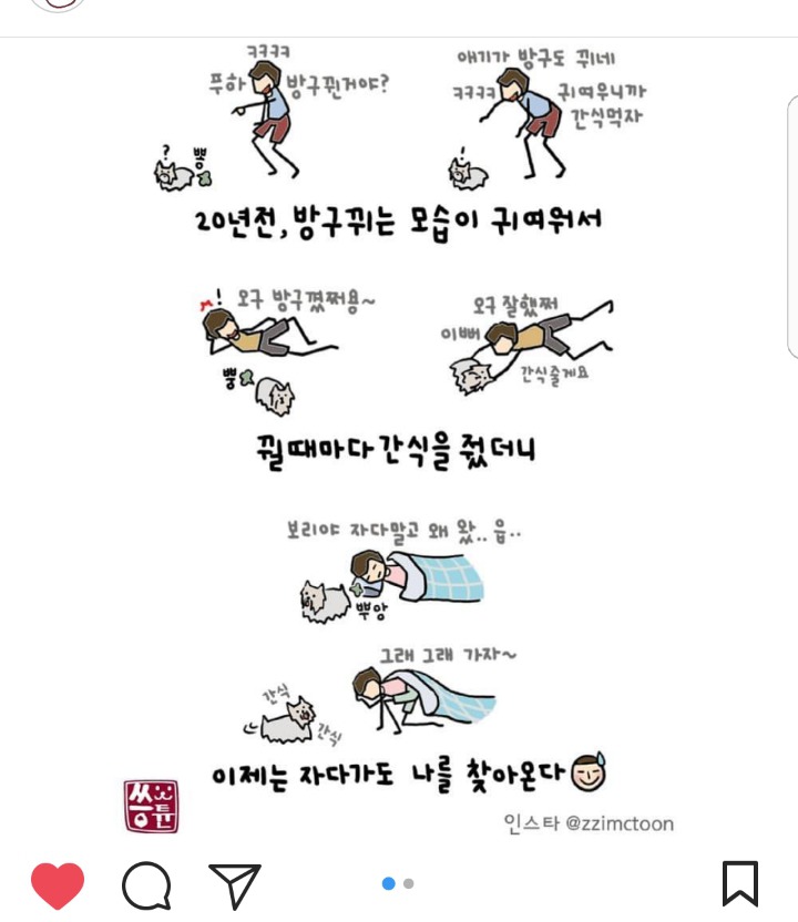 마음이 따뜻해지는 반려견 만화야 | 인스티즈