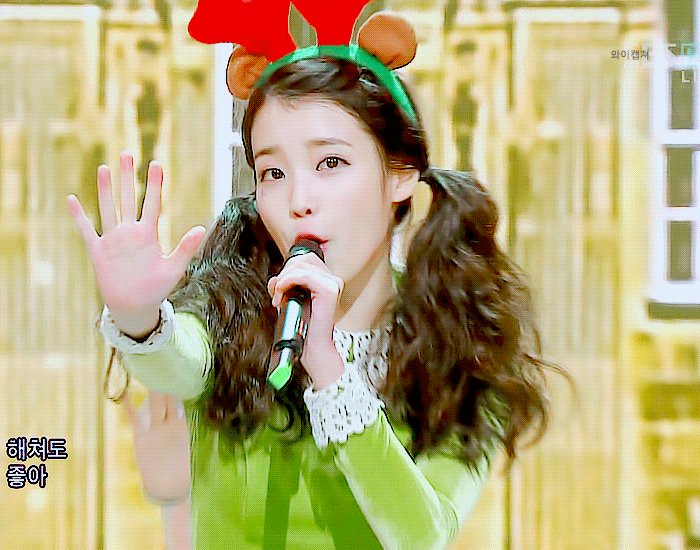 루돌프 아이유.gif | 인스티즈