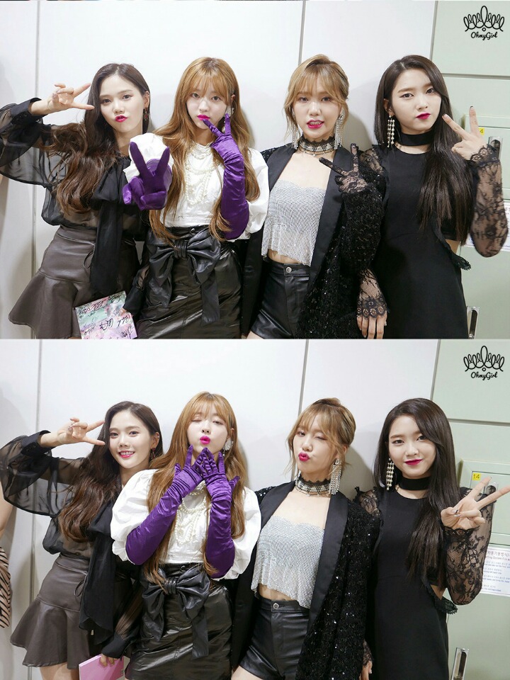 오마이걸 불꽃놀이 비하인드 사진 | 인스티즈
