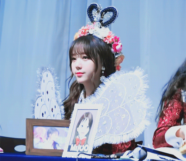 선녀 화관 쓴 러블리즈 케이.gif | 인스티즈