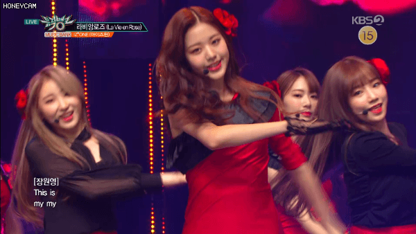 아이즈원) 오늘자 뮤뱅 라비앙로즈 센터 원영 최고의 의상.gif | 인스티즈