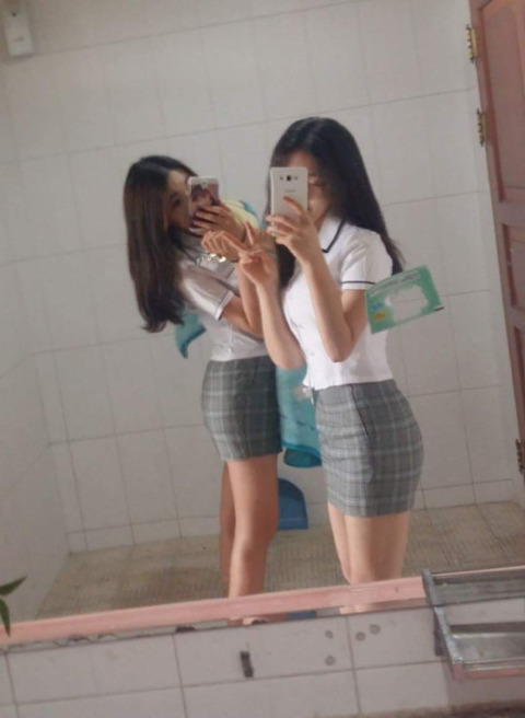 일본? 만만치 않은 한국 여학생들 치마 길이 | 인스티즈
