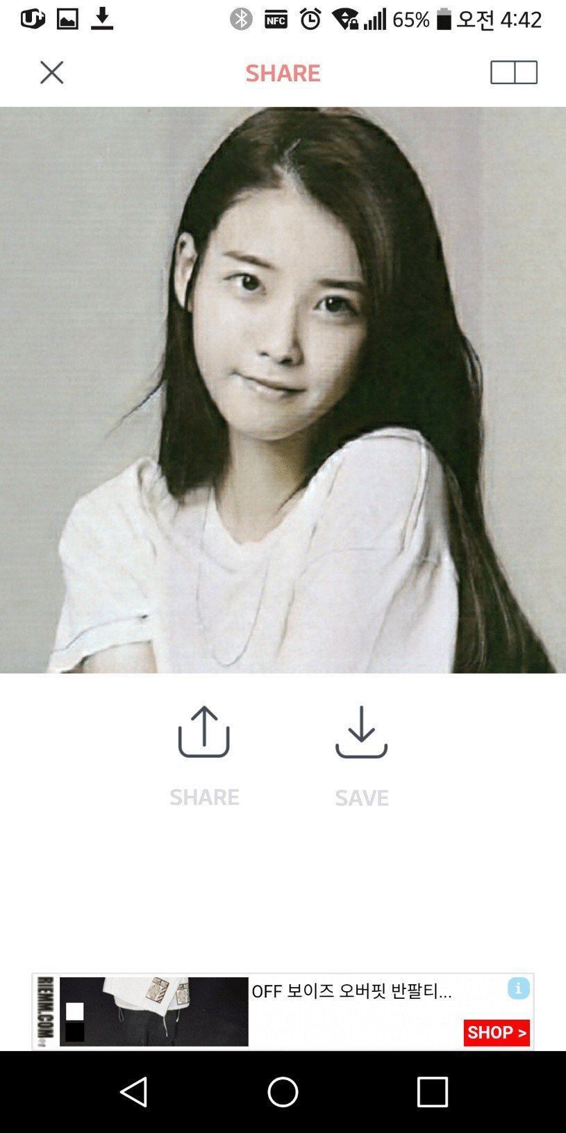 화장 지우는 어플 위엄.jpg | 인스티즈