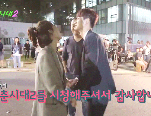 [청춘시대2] 본방보다 더 설레는 조장훈& 진명재완 키스신 메이킹.jpgif | 인스티즈