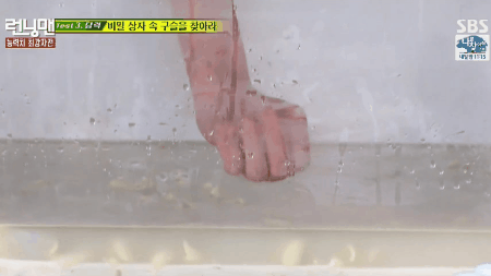 유재석 송지효 담력테스트.gif | 인스티즈
