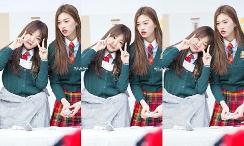 서로를 이상형으로 꼽는 두 멤버 jpgif (아이오아이) | 인스티즈